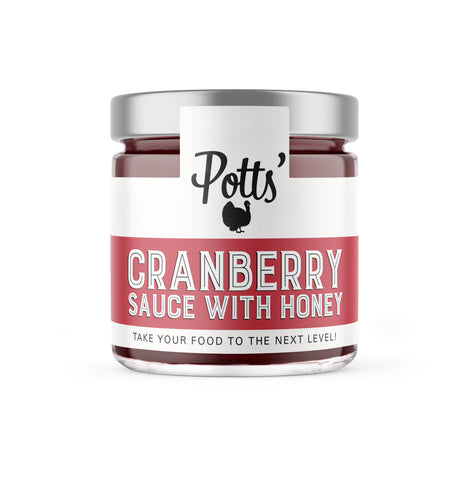 Cranberry Sauce With Wild Cranberries & Honey 225g