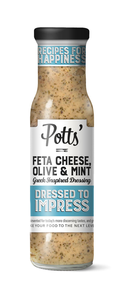 Feta Cheese, Olive and Mint Greek Dressing 240g