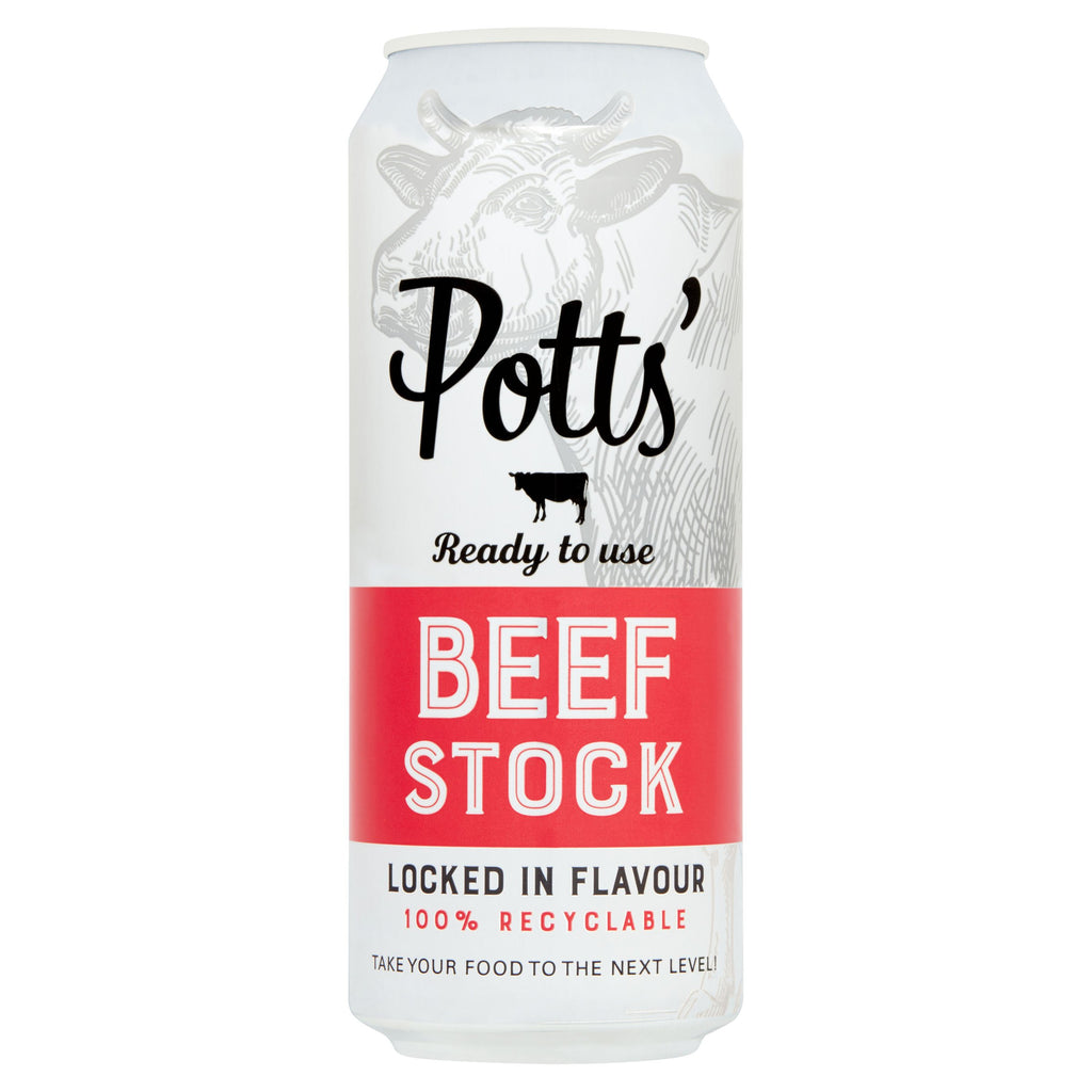 Potts Beef Stock Can 500ml x1
