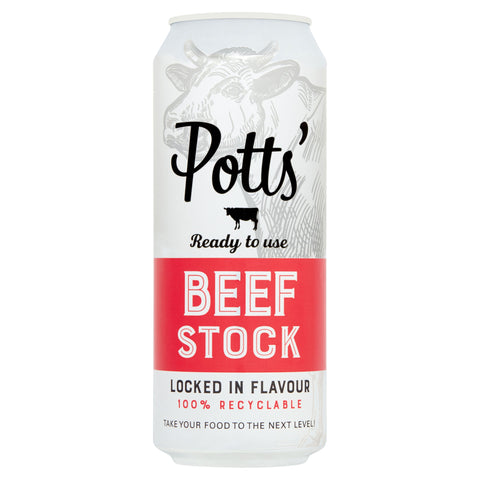 Potts Beef Stock Can 500ml x1