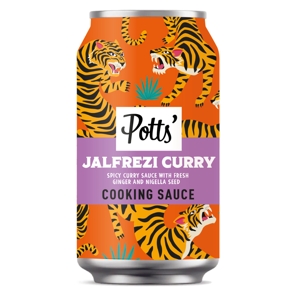 Jalfrezi Curry Sauce with Shredded Ginger & Nigella Seed 330g Can x 1