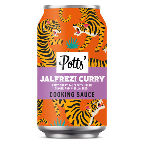 Jalfrezi Curry Sauce with Shredded Ginger & Nigella Seed 330g Can x 1