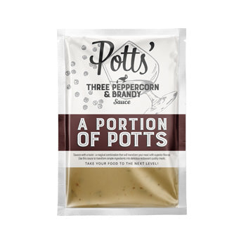 A Portion of Potts- Three Peppercorn & Brandy Sauce 75g
