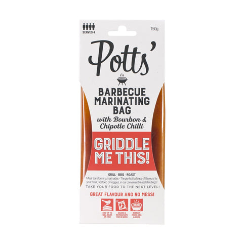 BBQ with Bourbon & Chipotle Chilli Marinating Bag 150g