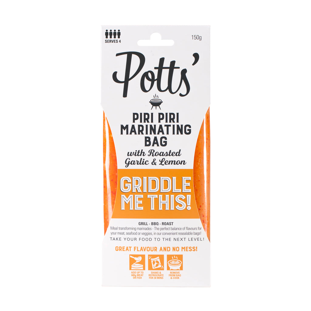 Piri Piri with Roasted Garlic and Lemon Marinating Bag 150g