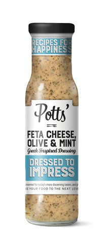 Feta Cheese, Olive and Mint Greek Dressing 240g